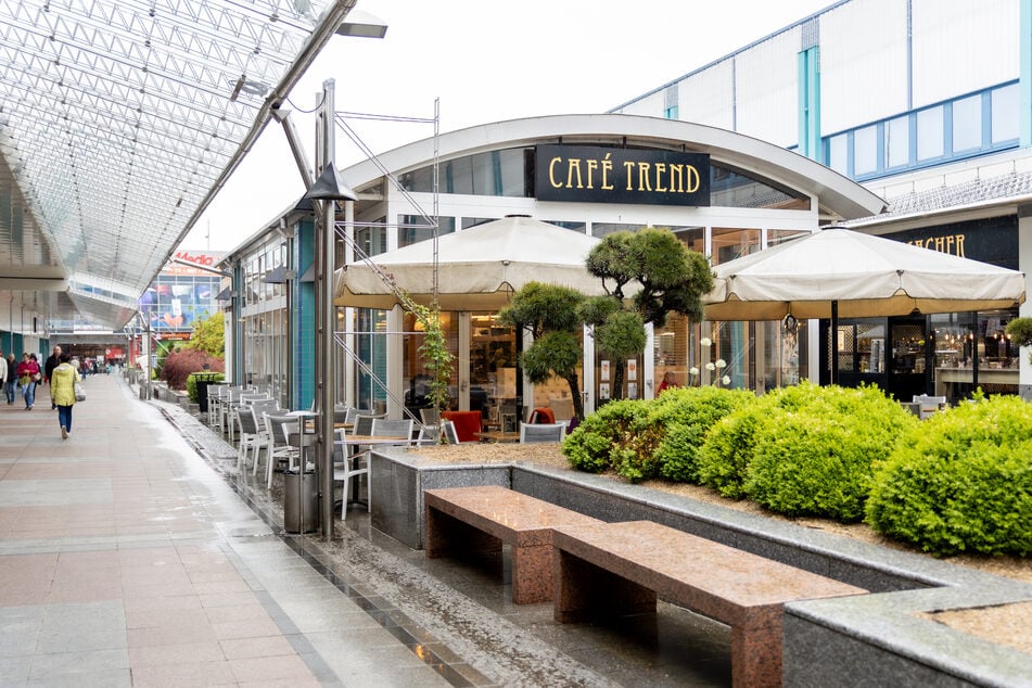Das schöne Café Trend befindet sich im Chemnitz Center.