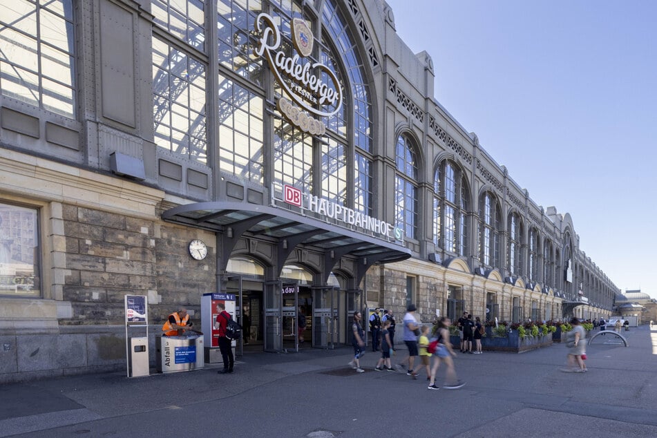 Schauplatz des Streites war der Dresdner Hauptbahnhof.