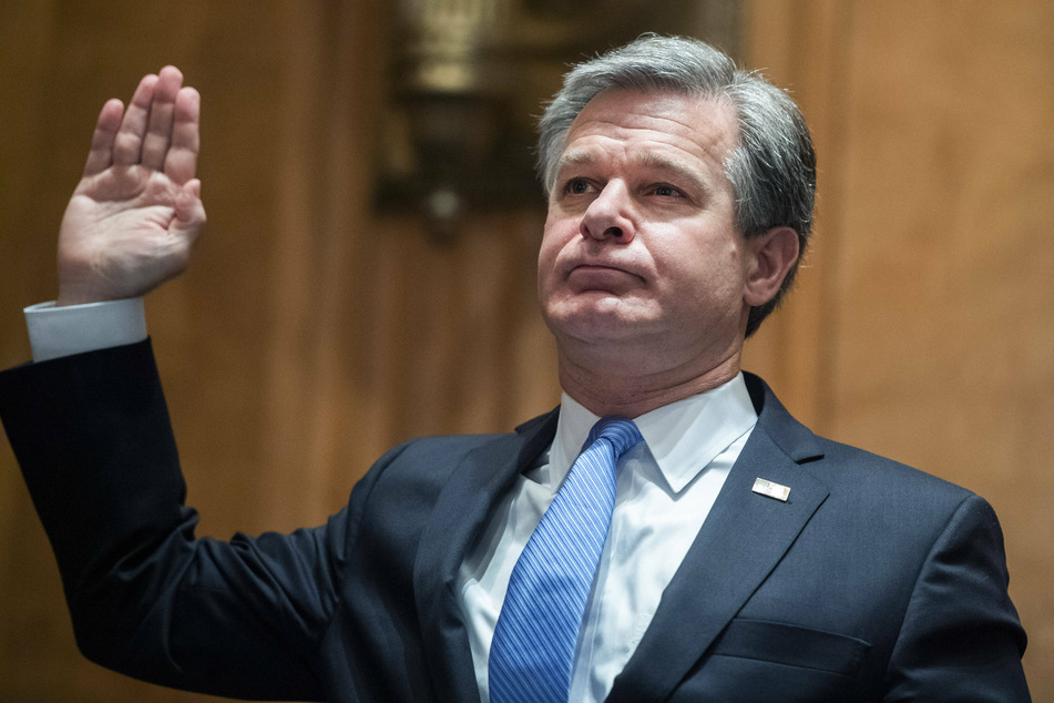 Christopher Wray was sworn in as FBI director in 2017 under former President Donald Trump.