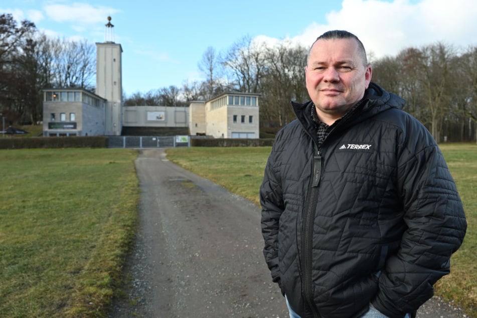 Auf der Küchwaldwiese hält sich Sven Galambos (51, Freie Wähler) vor allem im Sommer gern auf.