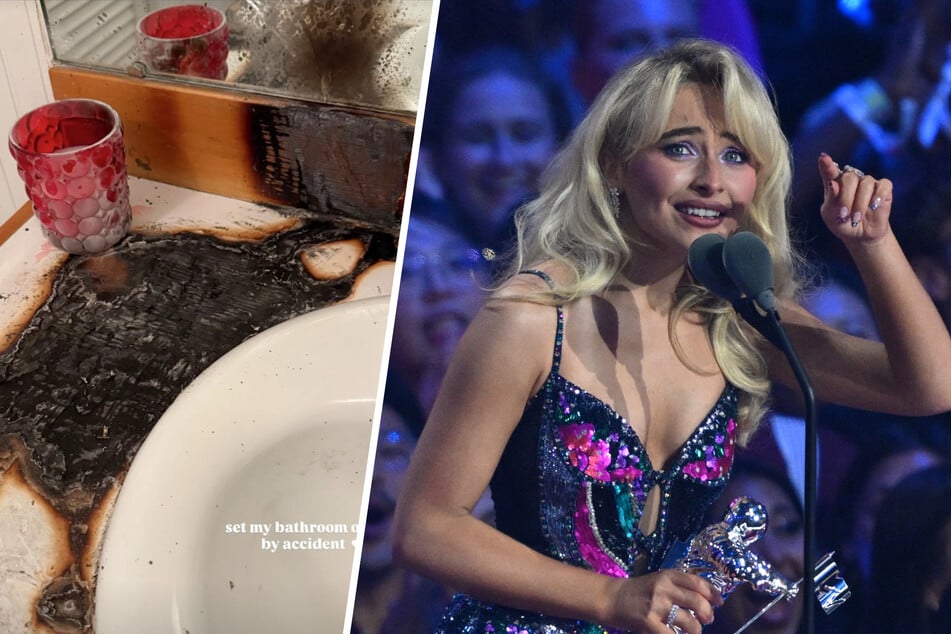 Mega-Star setzt versehentlich Badezimmer in Brand