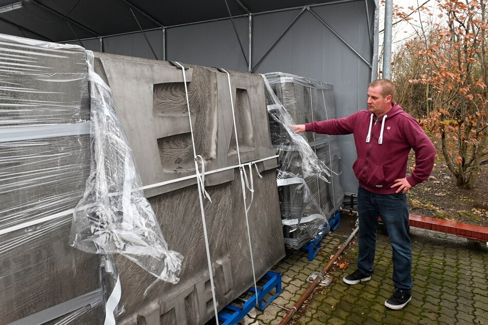 Bauleiter Matthias Rosenkranz (44) koordinierte die monumentalen Restaurierungsarbeiten in Ottendorf-Okrilla.