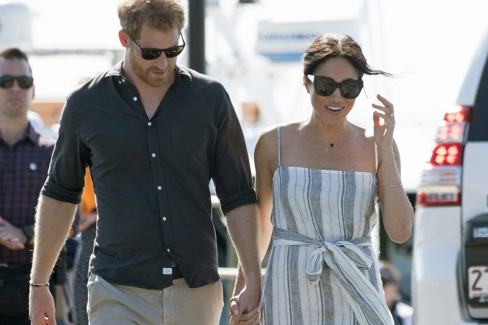 On the move again: Prince Harry and Duchess Meghan now live in Santa Barbara.