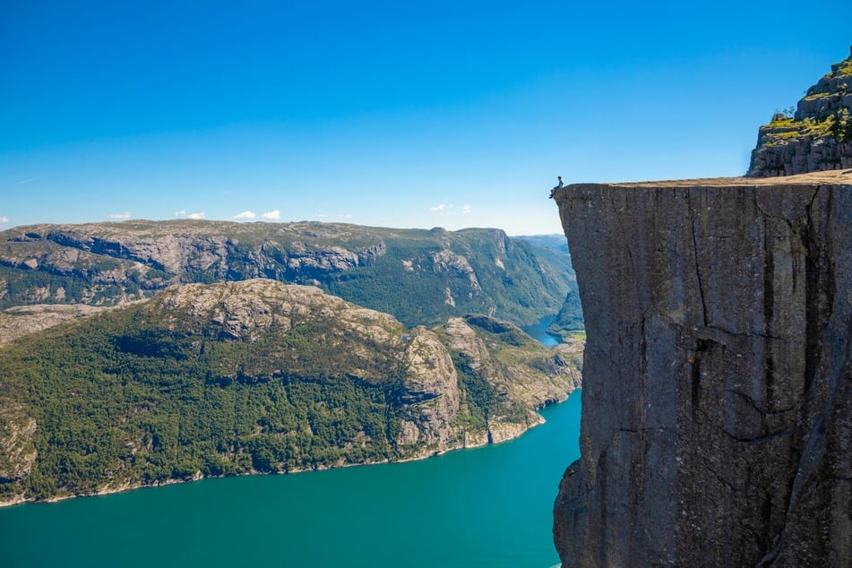 Am berühmten Preikestolen stürzte der Mann in die Tiefe. (Symbolbild)