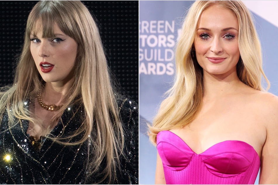 Sophie Turner (r.) is said to be crashing at Taylor Swift's New York pad amid her dramatic split from Joe Jonas.