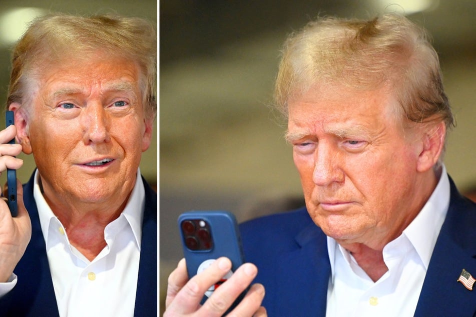 On Friday, Donald Trump (pictured) shared on social media what appeared to be a private message for Elon Musk regarding a meeting with Bill Gates.