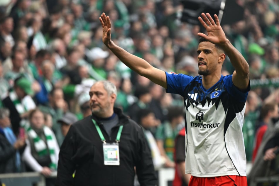 HSV-Stürmer Robert Glatzel (32) zeigte im Nordderby eine starke Leistung.