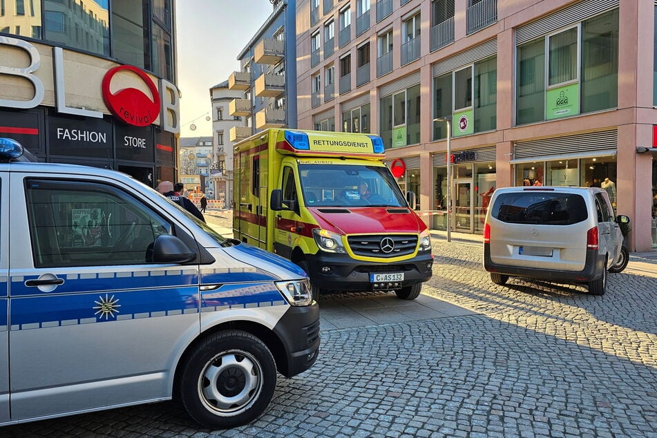 Polizisten waren im März in der Börnichsgasse im Einsatz.