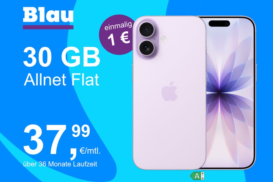Das neue iPhone 17 im o2 Mobile L für einmalig 1 Euro.