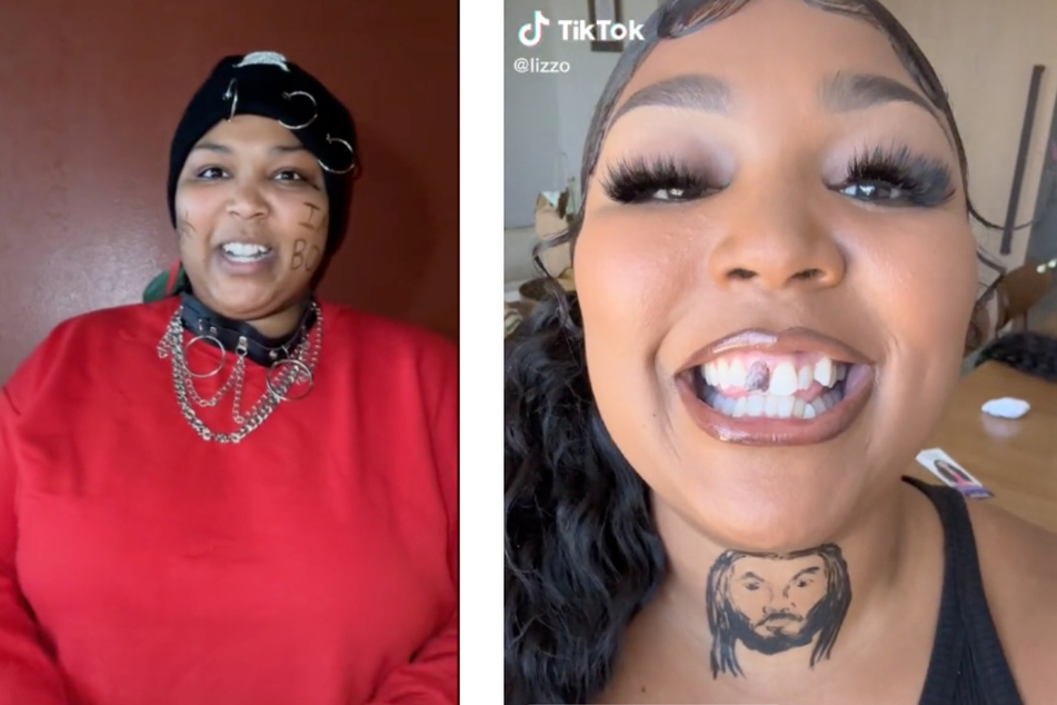 Lizzo also dressed up as the murderous TikTok Emo kid from the sound trend and Chrisean Rock to the amsument of millions.