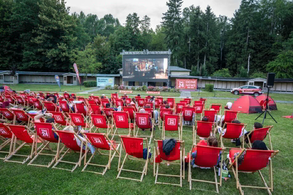Zum ersten Mal machte das TAG24-Sommerkino in diesem Jahr in Plauen Station.