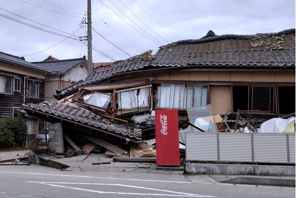 At least two have been killed amid the powerful earthquakes in Japan.