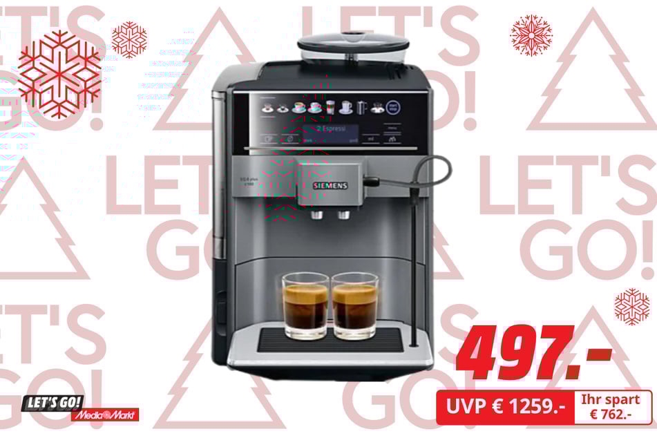 Siemens-Kaffeevollautomat TE651509DE EQ6 plus s100 für 497 statt 1.259 Euro