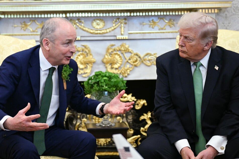 Trump faces some polite pushback from Irish prime minister over Iran war