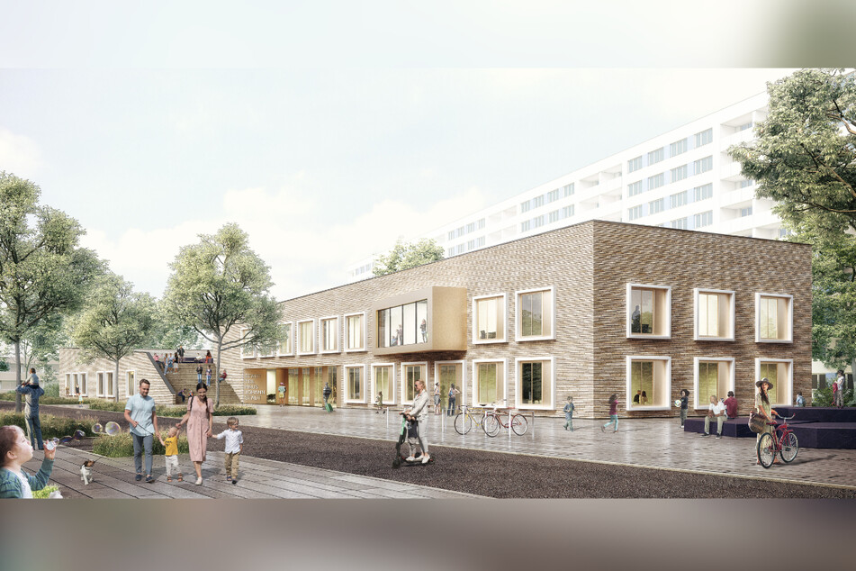 So soll das neue Stadtteilhaus an der Pfeifferhannsstraße aussehen.