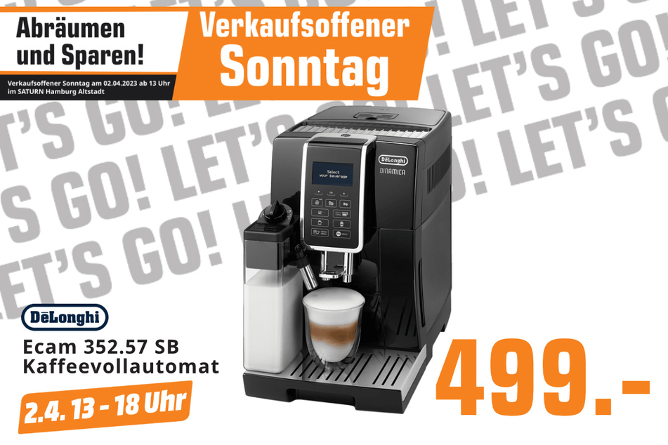 DeLonghi-Kaffeevollautomat für 499 Euro.