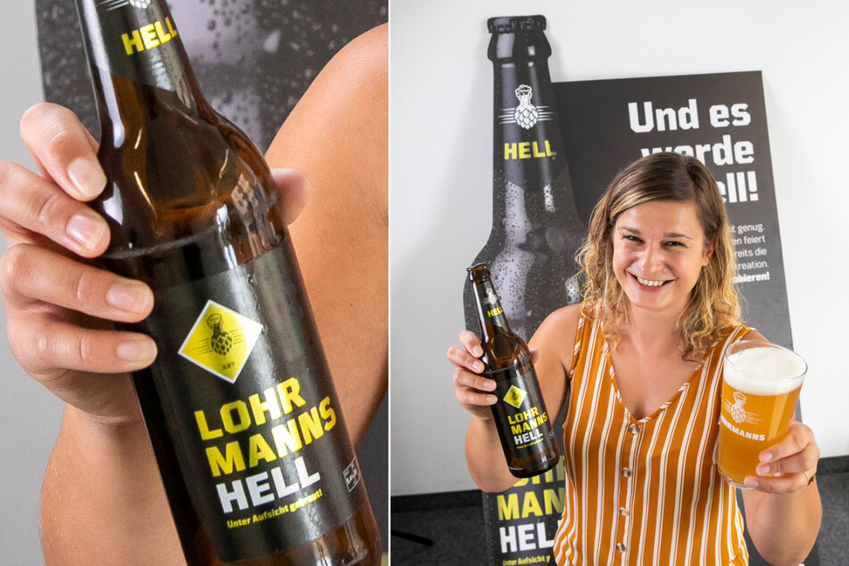 "Ein akademisch vollmundiger Genuss." Sophia Witte (29) präsentiert die zweite Sorte von Lohrmanns-Bräu, das künftig im Kraftwerk Mitte (Kreis) gebraut werden soll.
