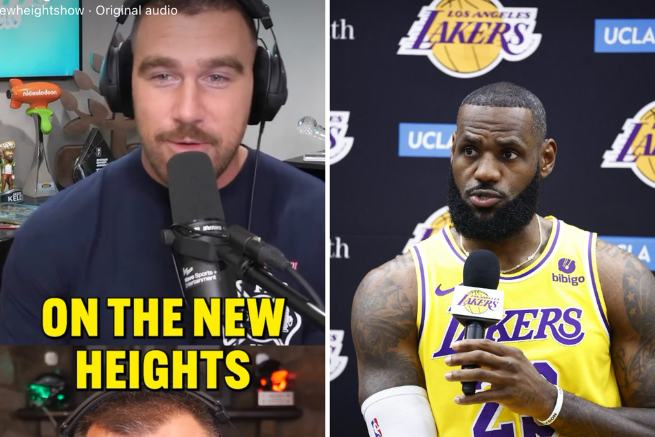 LeBron James gets blunt on feelings about Travis and Jason Kelce's podcast