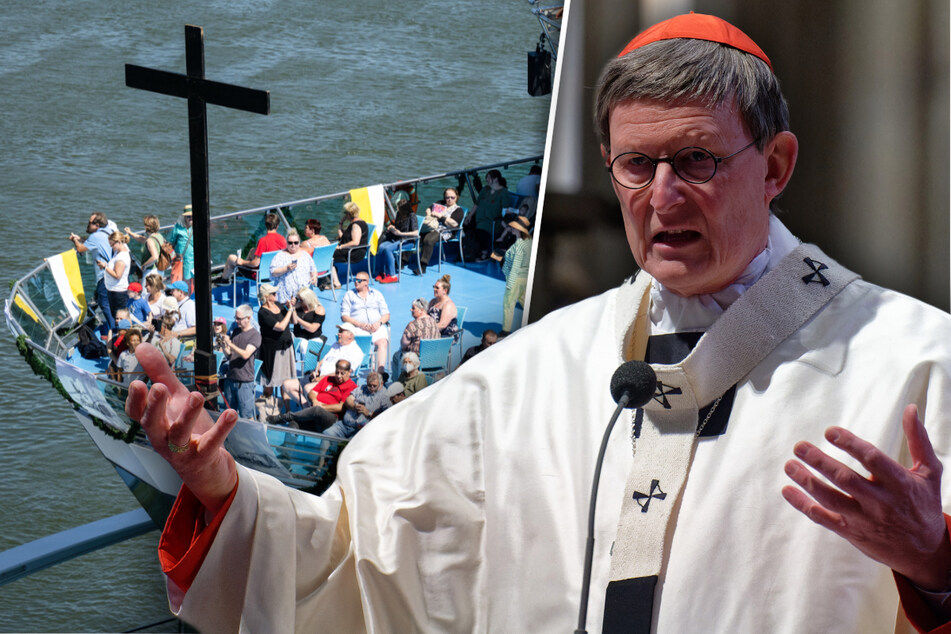 Kardinal Woelki betet vorm Kölner Dom, doch neue Missbrauchsstudie überschattet Fronleichnamsfest