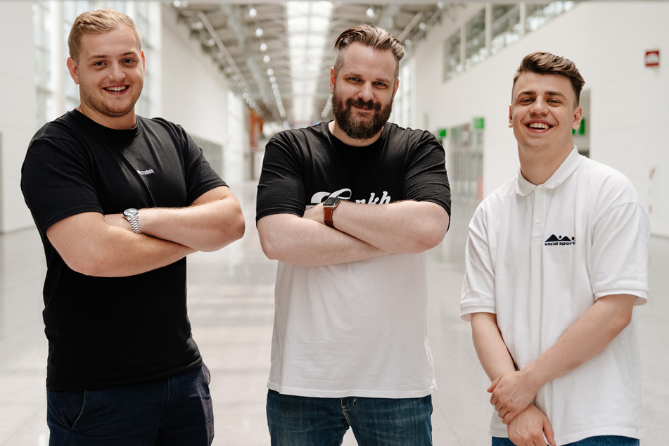 Trymacs, Gronkh und Papaplatte (v.l.) gehören mit zusammen mehr als 5 Millionen Twitch-Followern zu den deutschsprachigen Top-Streamern.