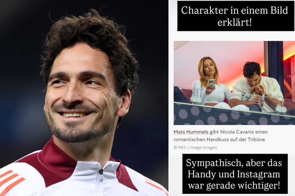 Ex-DFB-Kicker Mats Hummels (36) verfolgte das Spiel der Nationalmannschaft gegen Nordirland mit Freundin Nicola Cavanis (26) im Stadion.