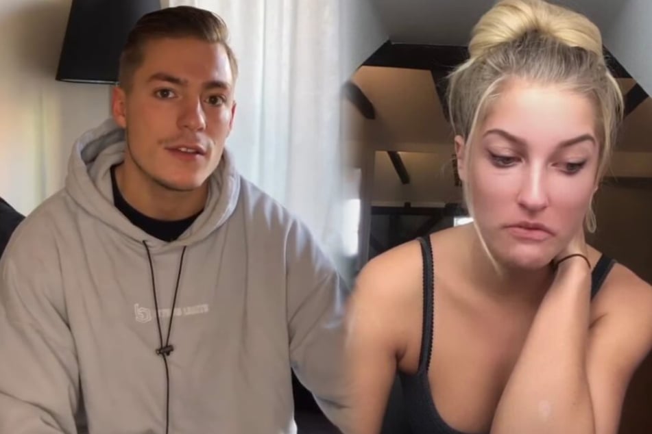 Henrik Stoltenberg (24) und Sandra Janina (21) machen sich bei Instagram gegenseitig schwere Vorwürfe. (Fotomontage)