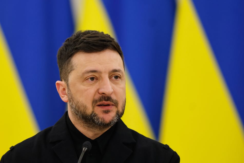 Der ukrainische Präsident Wolodymyr Selenskyj (48).