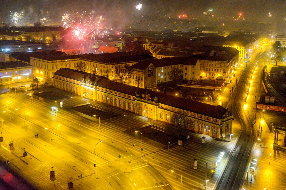 Brandenburgs Landeshauptstadt Potsdam während der Silvesternacht. (Archivfoto)