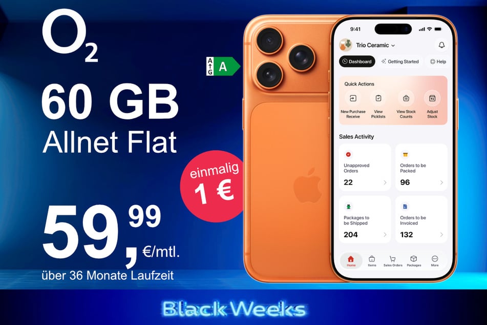 Das neue iPhone 17 Pro inkl. 60 GB Datenvolumen für nur 1 Euro exklusiv bei o2.