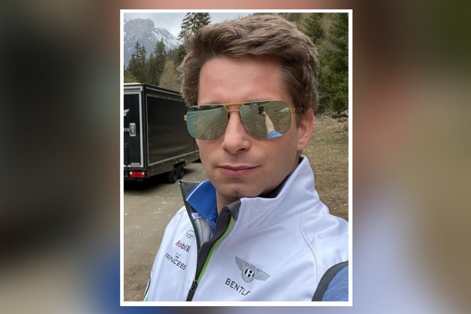 Lässig mit Sonnenbrille und Bentley-Jacke: So präsentiert sich Unternehmer Friedel Opitz auf Instagram.