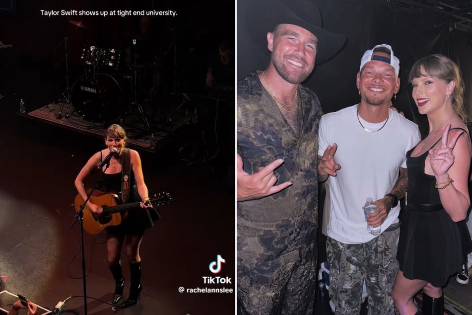 Taylor Swift thrills with surprise performance at Travis Kelce's NFL event!