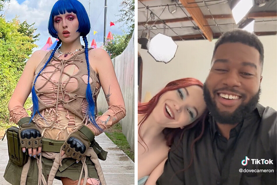 Ashnikko's (l) new song drops this week, as does Dove Cameron (c) and Khalid's collaborative single.