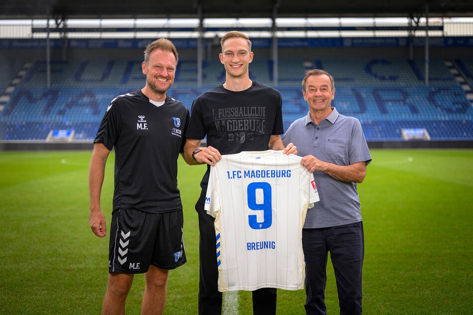 Maximilian Breunig stürmt diese Saison in Magdeburg.