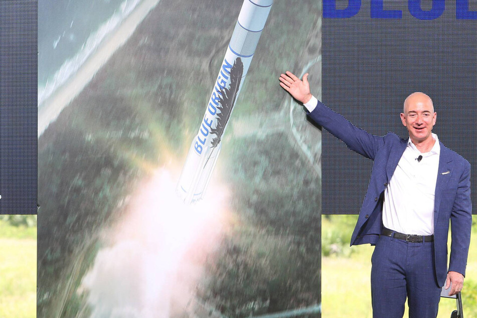 Amazon founder Jeff Bezos, is taking the next step with his space company (archive image).