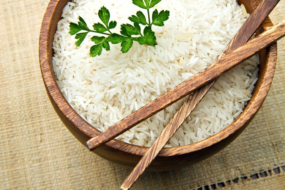 The trick to cooking rice in a pot is getting the quantities right, and a little bit of butter.