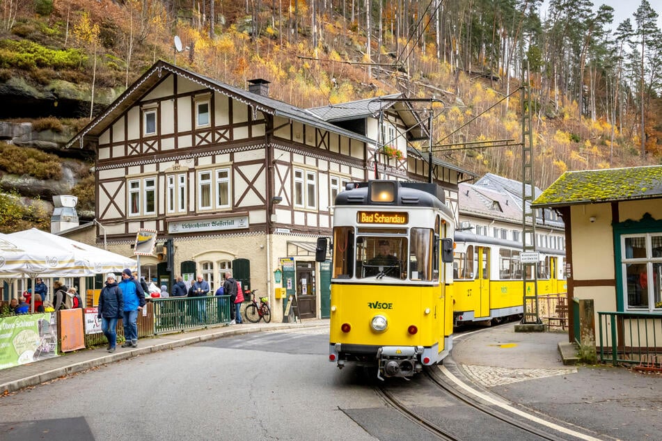 Im Kirnitzschtal ist der "Gasthof Lichtenhainer Wasserfall" eine Institution.