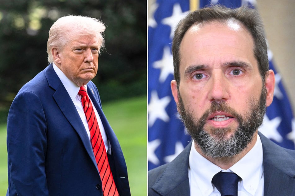 Former federal prosecutor Jack Smith (r.) has been publicly defending his cases against Donald Trump as House Republicans call on him to testify.