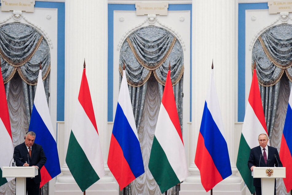 Putin met with Hungarian Prime Minister Viktor Orban, whose country is part of NATO.