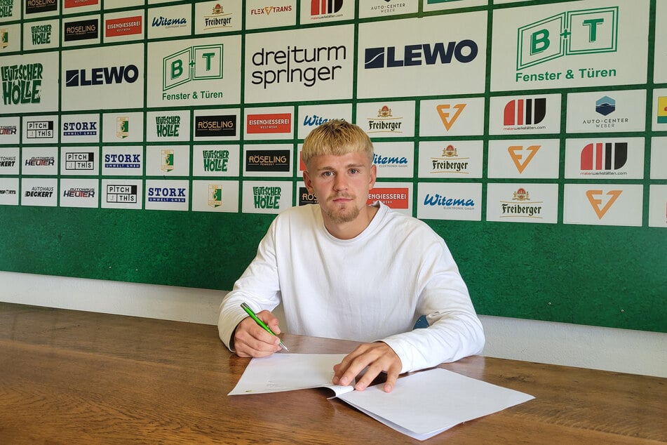 Robin Friedrich (22) schließt sich Chemie Leipzig an.