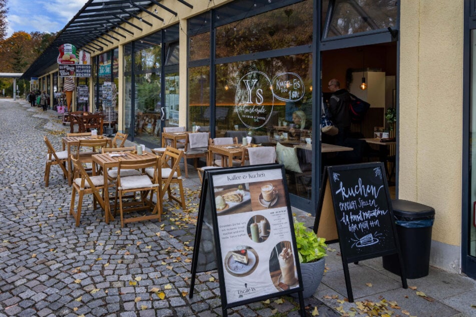Das Eiscafé "Ys" lockt in Bad Schlema nicht nur Kurgäste an.