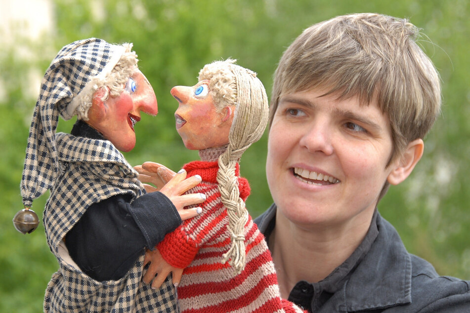 Puppenspielerin Cornelia Fritzsche (56) aus Dresden.