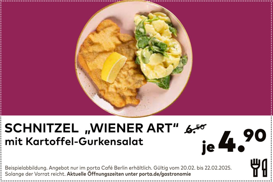 Mit einem Klick den Restaurant-Coupon herunterladen.