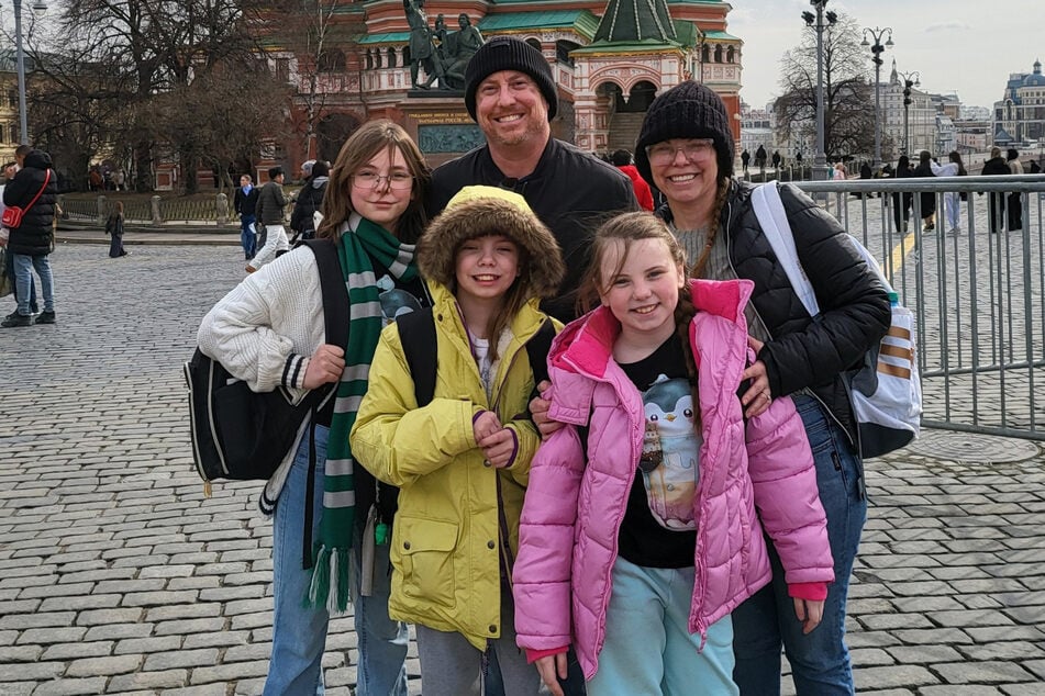 Familie Huffman aus den USA ist Anfang des Jahres nach Russland gezogen. Nun wollen sie nur noch nach Hause.