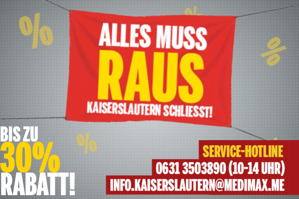 Via E-Mail könnt Ihr bei der Räumungsaktion viele Schnäppchen abstauben.