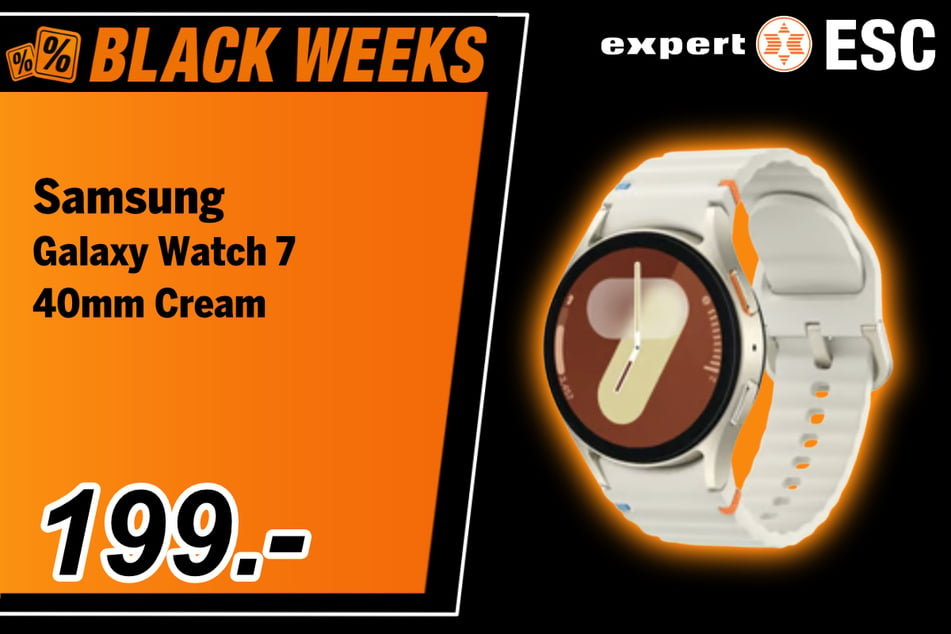 Die Samsung Galaxy Watch 7
für 199 Euro.