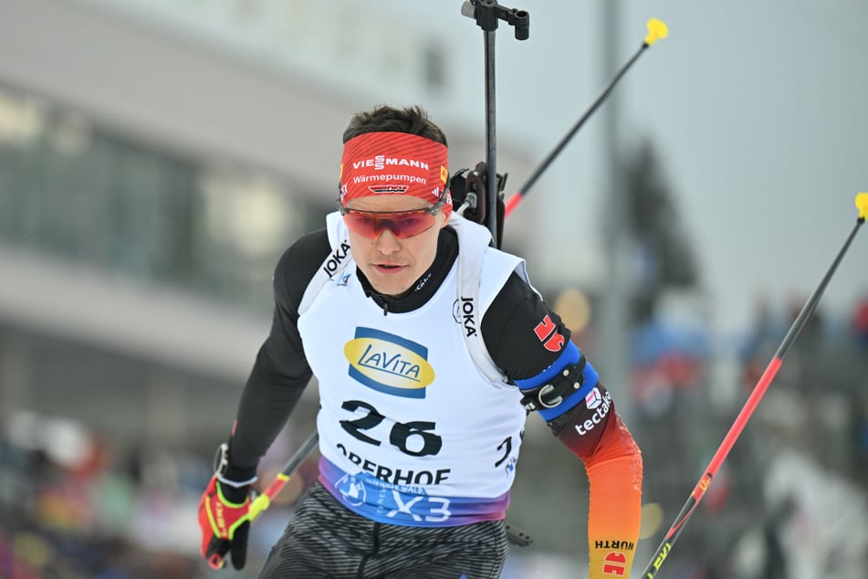 Philipp Horn (30) wollte in Oberhof seine aufsteigende Formkurve bestätigen und erlitt einen herben Dämpfer.