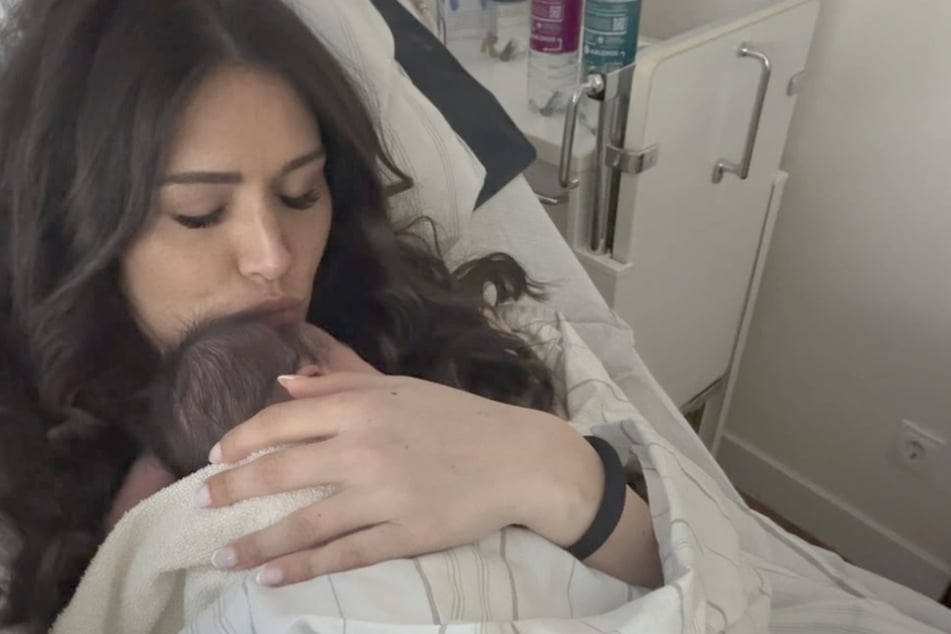 Alicia Alvarez (32) ist am Dienstag das erste Mal Mutter geworden.