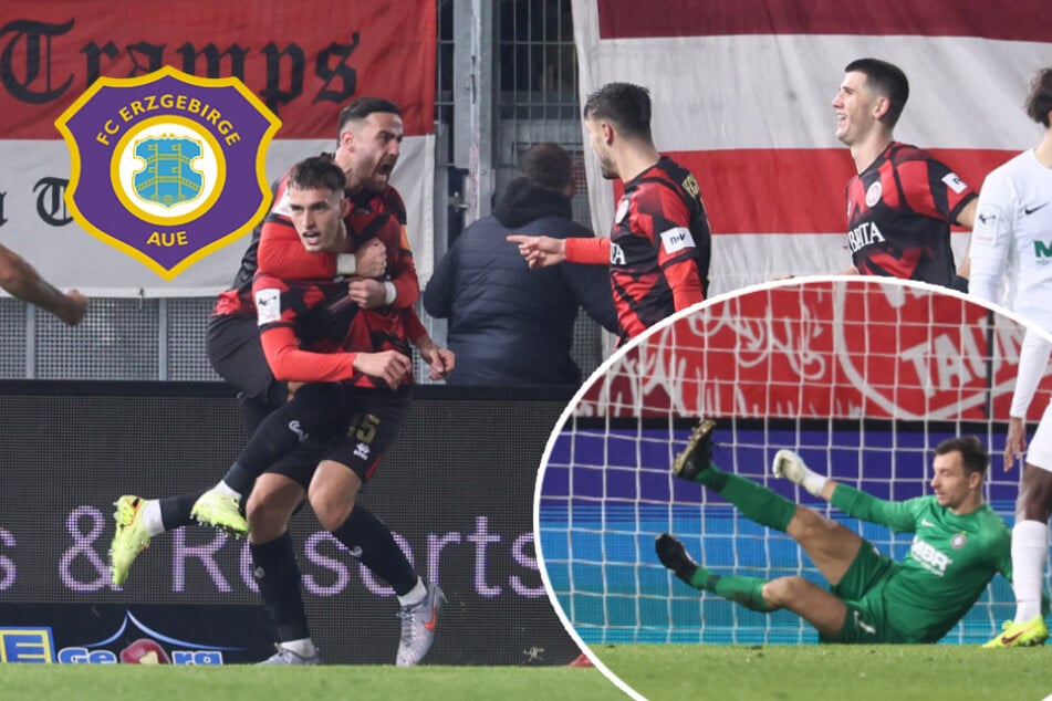 Erzgebirge Aue gibt im Kellerduell Führung aus der Hand