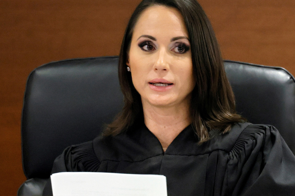 Judge Elizabeth Scherer presided over the courtroom during the trial of Nikolas Cruz at the Broward County Courthouse on Thursday.