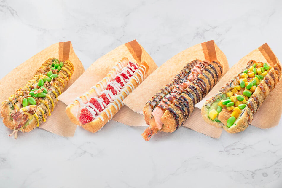 Probiert die neuen Sushidog-Kreationen und findet Eure Lieblingsfüllung.